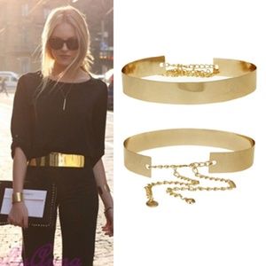 COPY - Gold Tone Metal Belt Adjustable